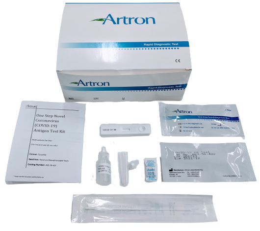 Artron тест – набір для для виявлення антигену COVID-19 Ag 25 шт